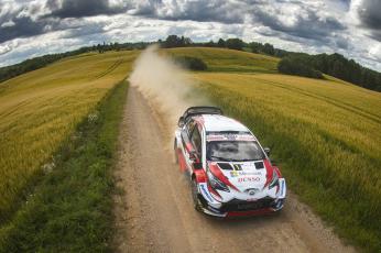 Ott Tänak-Martin Järveoja (Toyota Yaris WRC). Estonia 2019